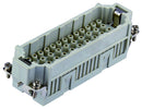 TE Connectivity T2050922101-007 Heavy Duty Connector Insert HEE Series 47 Contacts Plug Crimp Pin - Not Supplied 16 A