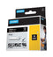 Dymo 1805435 Label Printer Tape Adhesive White on Black 5.5 m x 12 mm