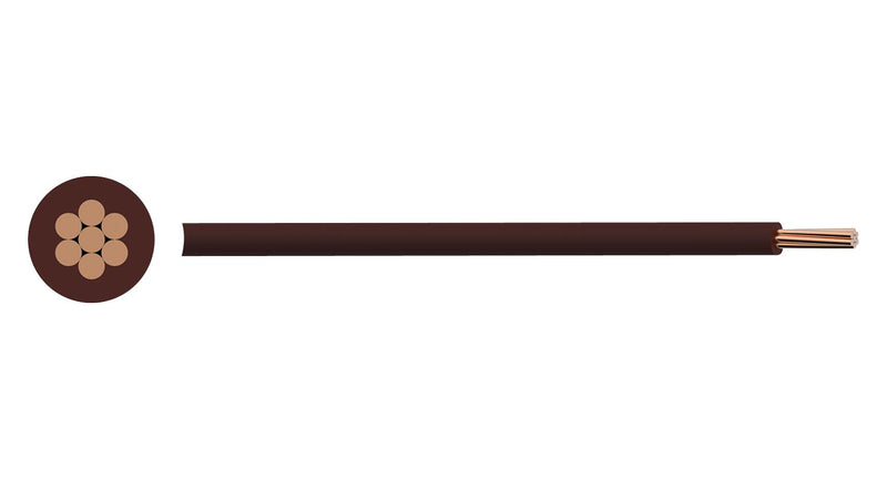 Multicomp PRO PP-6491B-1.50MMBRN Wire Stranded 6491B H07Z-R BS EN 50525-3-41 Per Metre Lszh Brown 1.5 mm&Acirc;&sup2;