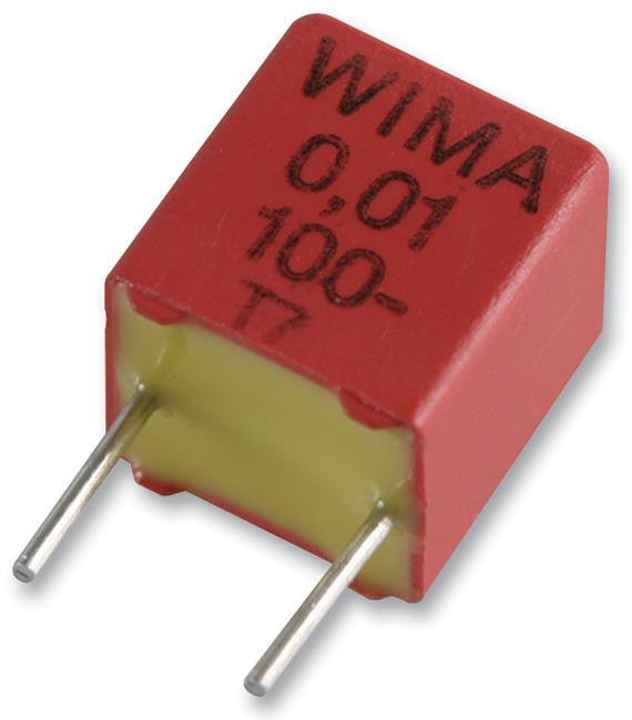 WIMA FKP2D003301D00JSSD Film Capacitor, 330 pF, PP (Polypropylene), 100 V, FKP2 Series, &plusmn; 5%, Radial Leaded