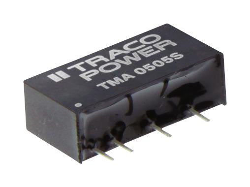 TRACOPOWER TMA 0515S Isolated Board Mount DC/DC Converter, Fixed, 1 Output, 4.5 V, 5.5 V, 1 W, 15 V