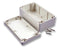 HAMMOND 1555UGY Non Metallic Enclosure, Watertight, Styled Lid, Wall Mount, ABS (Acrylonitrile Butadiene Styrene)