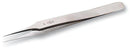 EREM 4SA Tweezer, Curved, 152 mm, Stainless Steel Body, Stainless Steel Tip