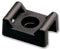 PANDUIT TM1S6-C0 Cable Tie Mount, 3.7 mm, Screw, Nylon 6.6 (Polyamide 6.6), Black