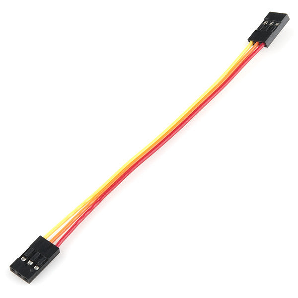 Tanotis - SparkFun Jumper Wire - 0.1", 3-pin, 4" - 1