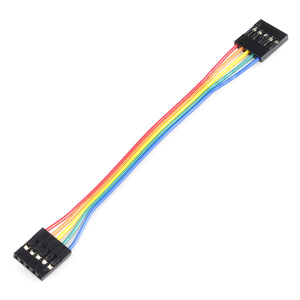 Tanotis - SparkFun Jumper Wire - 0.1", 5-pin, 4" - 1