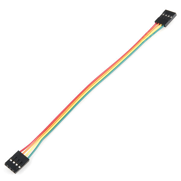 Tanotis - SparkFun Jumper Wire - 0.1", 4-pin, 6" - 1
