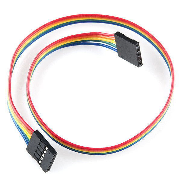 Tanotis - SparkFun Jumper Wire - 0.1", 5-pin, 12" - 1