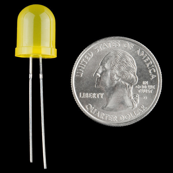 Tanotis - Genuine sparkfun Diffused LED - Yellow 10mm - 3