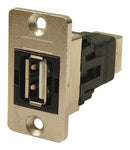 Cliff Electronic Components CP30609NM CP30609NM USB Adapter CSK Hole Type A Receptacle B 2.0 Slim Feedthrough