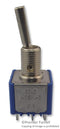 APEM 5646A9 Toggle Switch, DPDT, Non Illuminated, On-On, 5000 Series, Panel, 4 A