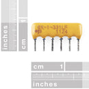 Tanotis - SparkFun Resistor Network - 330 Ohm (6-pin bussed) General - 5