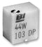 BI TECHNOLOGIES / TT ELECTRONICS 44WR2KLFTB Trimmer Potentiometer, 2 kohm, 250 mW, &plusmn; 10%, 44 Series, 9 Turns, Surface Mount Device