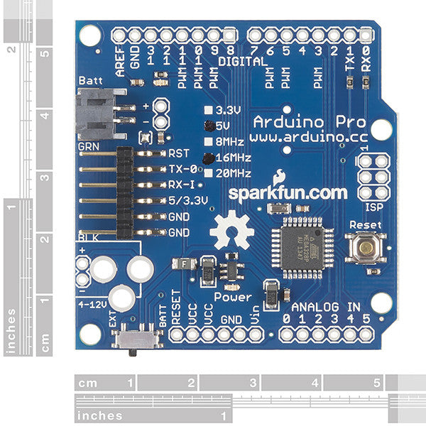 Tanotis - SparkFun Arduino Pro 328 - 5V/16MHz Boards, Sparkfun Originals - 2