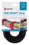 Velcro VEL-OW64302 Tape Hook and Loop Strap Rectangle Black Professional ONE-WRAP Series 13 mm x 200