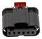 MOLEX 34900-6119 Connector Housing, Black, Key A, Medium Shroud, MXP120 Series, Receptacle, 6 Ways, 4 mm
