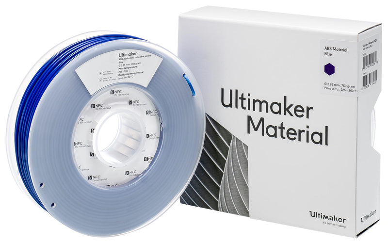 Ultimaker 1624 3D Printer Filament 2.85mm 750g ABS Blue