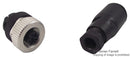 BINDER 99-0436-14-05 Circular Connector, 763 Series, Cable Mount Receptacle, 5 Contacts, Screw Socket