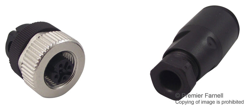 BINDER 99-0436-14-05 Circular Connector, 763 Series, Cable Mount Receptacle, 5 Contacts, Screw Socket