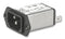 SCHURTER 5110-0343-1 IEC Filter, 47 nF, 250 V, 3 A, IEC, Mains, Quick Connect, 2.5 mH