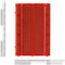 Tanotis - SparkFun Breadboard - Translucent Self-Adhesive (Red) Boards - 2