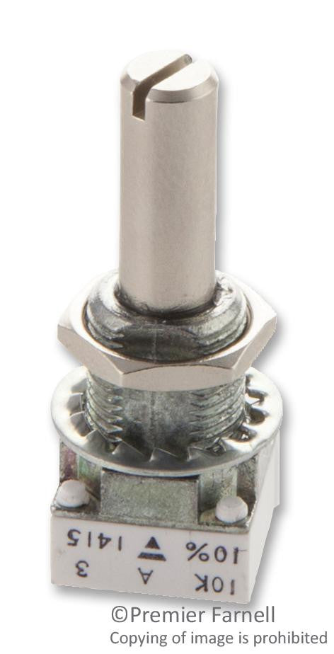 VISHAY P11S1V0FLSY00103KA Rotary Potentiometer, Cermet, 10 kohm, 1 W, &plusmn; 10%, P11S Series, 1 Turns, Linear