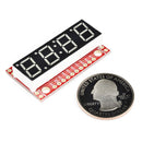 Tanotis - SparkFun 7-Segment Serial Display - White 7-Segment, Sparkfun Originals - 4