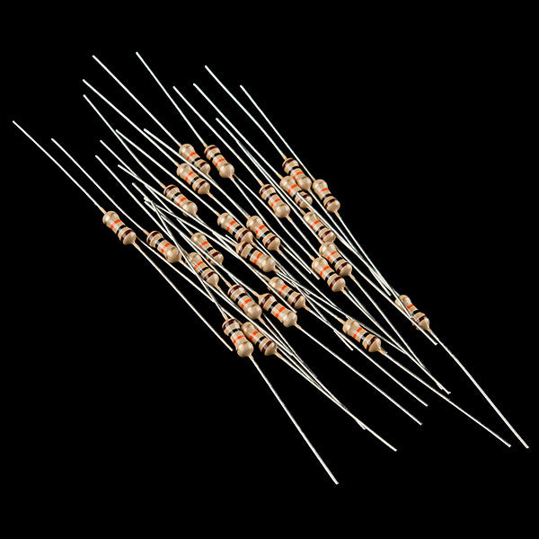 Tanotis - SparkFun Resistor 10K Ohm 1/6th Watt PTH - 20 pack General - 1