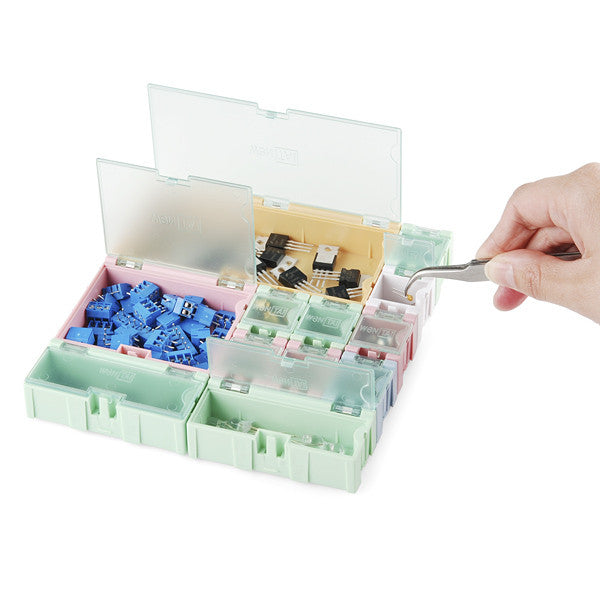 Tanotis - SparkFun Modular Plastic Storage Box - Small (10 pack) Organization - 6