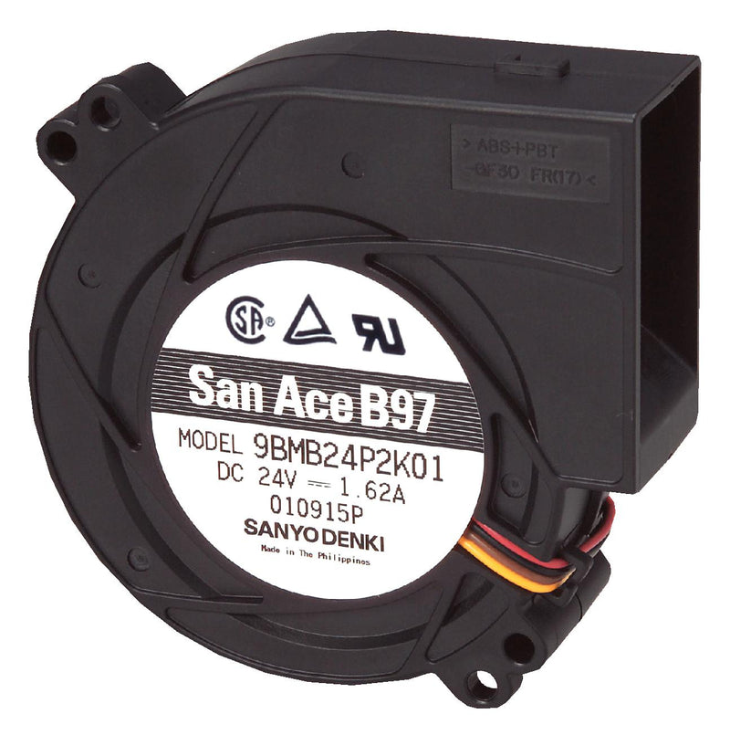 Sanyo Denki 9BMB24S201 9BMB24S201 Fan Blower Centrifugal 24 VDC DC 97 mm 33 43.1 CFM