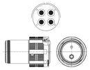 Amphenol Aerospace TVM06DS-25L-22T Circular Conn Plug 25L-22 4POS
