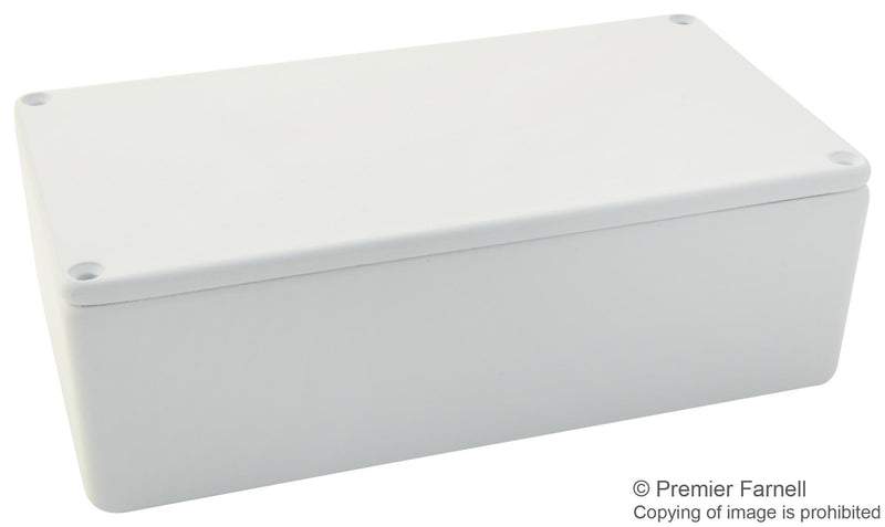 CAMDENBOSS RTM5005/15-WH IP54 White Die Cast Aluminium Project Box - 152x82x50mm