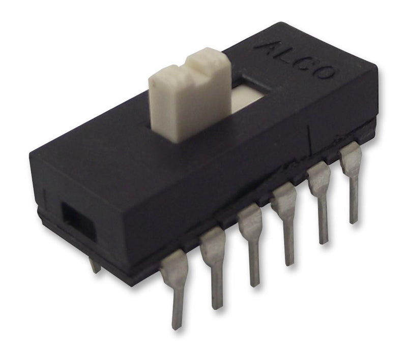 TE CONNECTIVITY ASE4204 Slide Switch, 4PDT, Through Hole, AS Series, 300 mA, 115 V