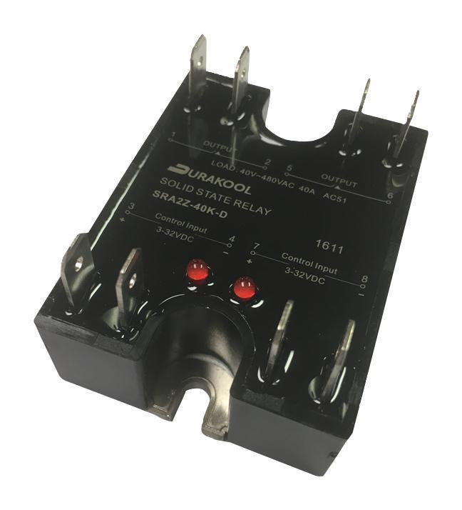 DURAKOOL SRA2Z-40K-D SOLID STATE RELAY, 40A, 4-32VDC, PANEL