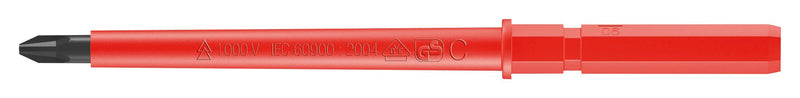 WERA KRAFTFORM KOMPAKT VDE 62I PH0 154mm VDE Insulated PH0 Interchangeable Blade