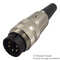 LUMBERG SV 50/6 DIN Audio / Video Connector, 5 Contacts, Plug, Cable Mount, Silver Plated Contacts, Metal Body