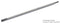 WIHA 269 SL2.5/4.0 Screwdriver Blade, Reversible, System-6, Hexagon, Slotted, 2.5/4mm x 120mm