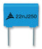 EPCOS B32520C1224K000 Film Capacitor, 0.22 &micro;F, 100 V, PET (Polyester), &plusmn; 10%, B32520 Series