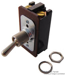 CARLING EK204-73 Toggle Switch, DPST, Non Illuminated, On-None-Off, EK Series, Panel, 20 A