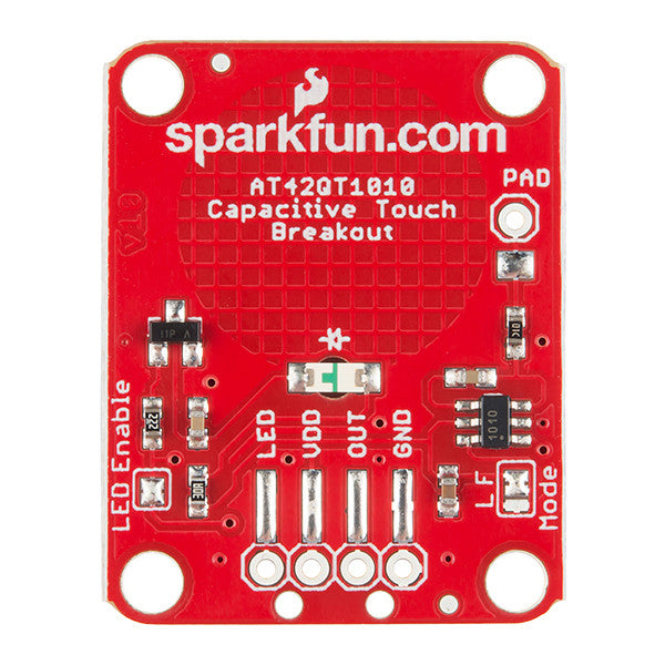 Tanotis - SparkFun Capacitive Touch Breakout - AT42QT1010 Capacitive, Sparkfun Originals - 2