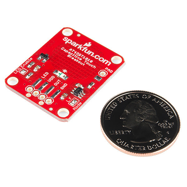 Tanotis - SparkFun Capacitive Touch Breakout - AT42QT1010 Capacitive, Sparkfun Originals - 4