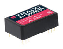 TRACOPOWER TEL 3-2423 Isolated Board Mount DC/DC Converter, 2 Output, 3 W, 15 V, 100 mA, -15 V, 100 mA