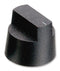 BULGIN KX0606 Knob, Round Shaft, 6.4 mm, Thermoplastic, Round with Pointer, 14 mm
