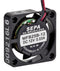 SEPA MFB25B12 Axial Fan, MFB25B Series, 12 V, DC, 25 mm, 6 mm, 17 dBA, 0.81 cu.ft/min