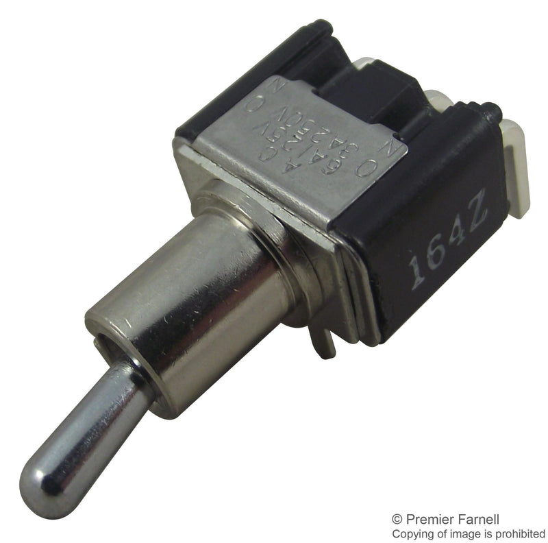 KNITTER-SWITCH STM 106 D-RA Toggle Switch, SPDT, Non Illuminated, On-On, STM Series, Through Hole, 6 A