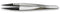 IDEAL-TEK 259CPR.SA Tweezer, Replaceable Tips, Precision, 130 mm, Stainless Steel Body, PEEK Tip