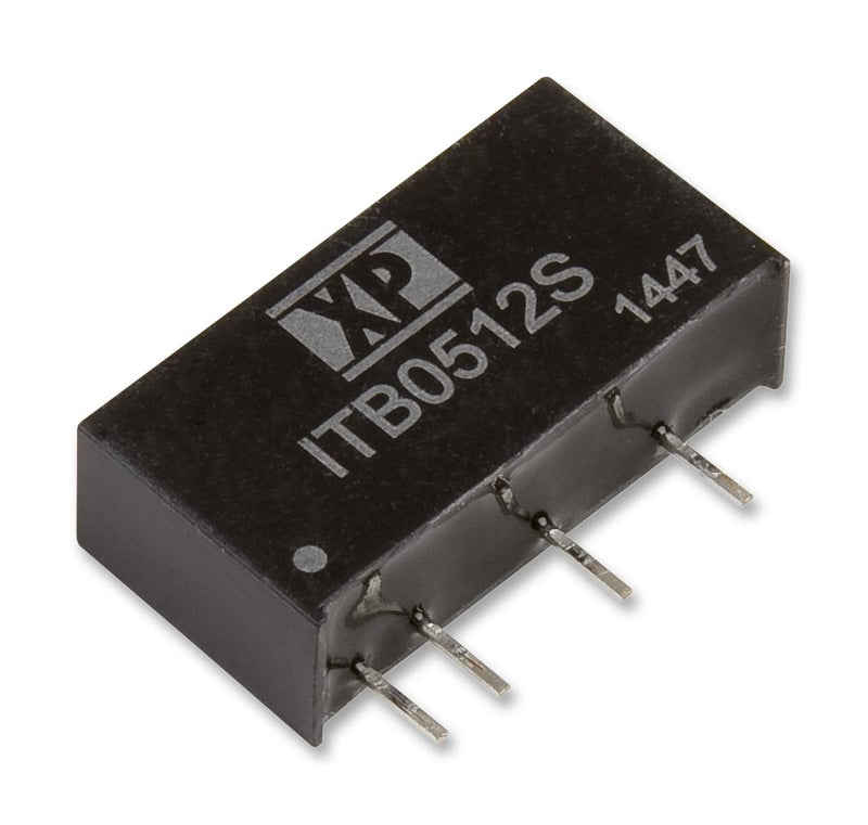 XP Power ITB2405S Isolated Through Hole DC/DC Converter ITE 1:1 1 W Output 5 V 200 mA