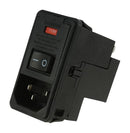 TE Connectivity 6609107-6 IEC Filter 250 VAC Standard 3 A Quick Connect