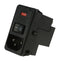 TE Connectivity 6609107-6 IEC Filter 250 VAC Standard 3 A Quick Connect