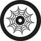 Rosco Standard Black and White Glass Spectrum Gobo #81150 Web Target (86mm = 3.4")